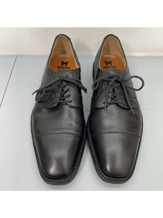 Mephisto Melchior Dress Oxfords Shoes Cap Toe Leather Black Mens 10.5 main image 4